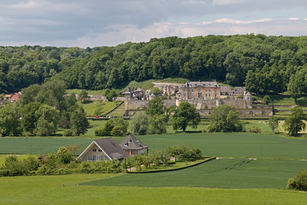 sint pietersberg limburg hdr landschap Fort Sint Pieter enci groeve Kasteelruine Lichtenberg kalksteen grotten mergel natuurmonumenten